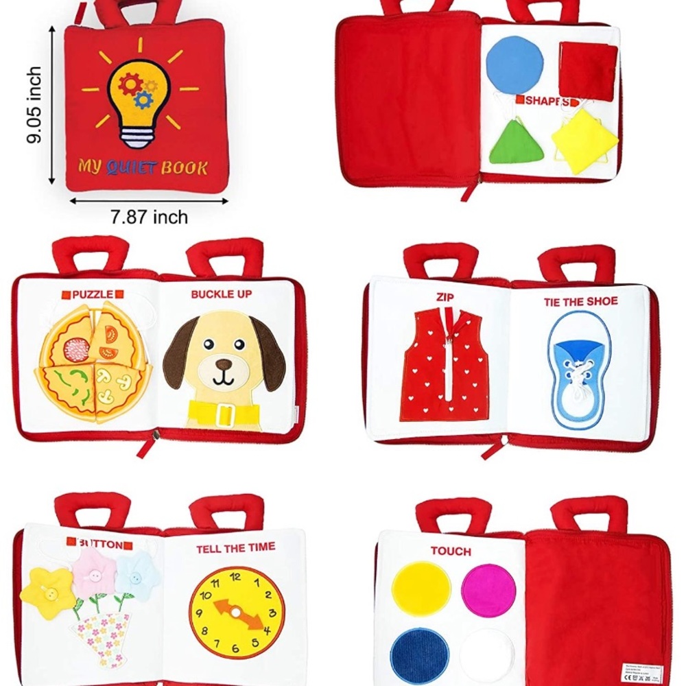 NEW  Quiet Book for Toddlers - Montessori Toys - Picture 2 of 8